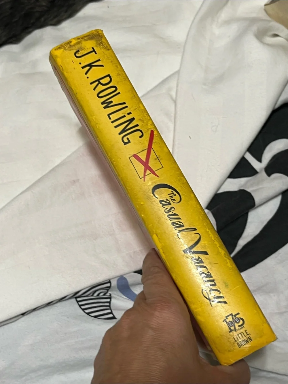 J.K. Rowling “The Casual Vacancy” Book - Hard Cover Red & Yellow